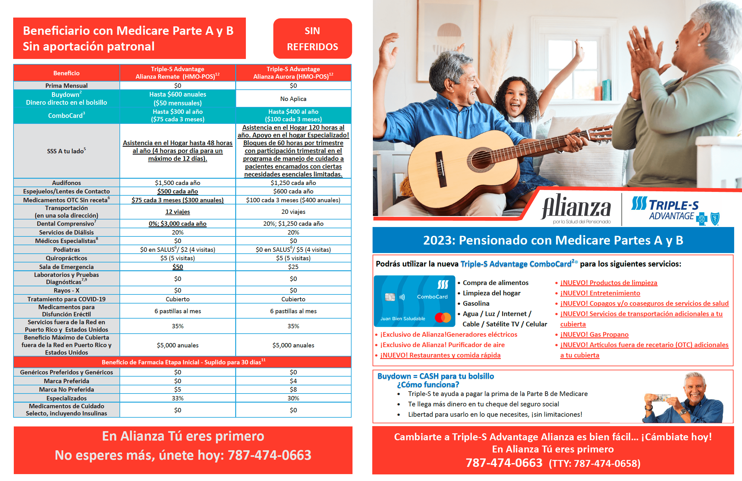 Triple S Advantage Cubiertas de Beneficios Alianza por la Salud del Pensionado